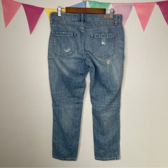 Blank NYC Studded Crop Girlfriend Denim | 28 - Picture 4 of 7